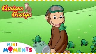 George learns about Tadpoles | Curious George | Mini Moments
