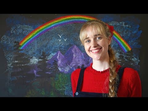 Rainbows explained Bob Ross style