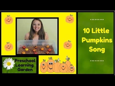 10 little pumpkins song for toddlers