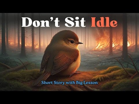 Don't Sit Idle | Motivational Story | Inspirational Story