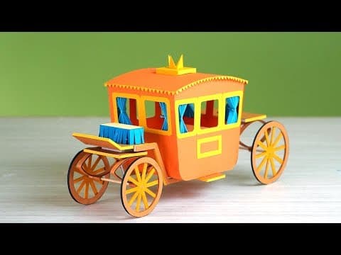 DIY a beautiful Horse Carriage (measurements included)