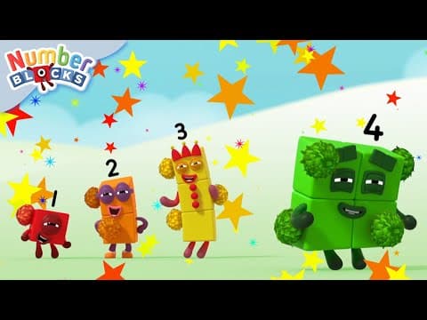 Counting Fluffies In Numberland | 12345 - Counting Cartoons For Kids