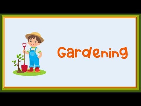 Gardening