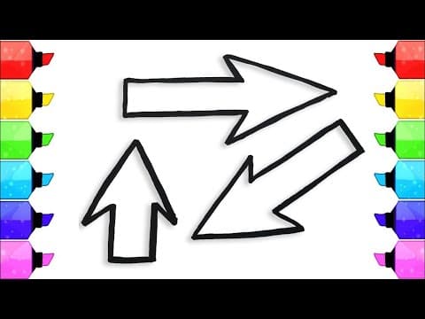 Drawing & Painting Direction Arrows | Fun Art for Kids & Toddlers