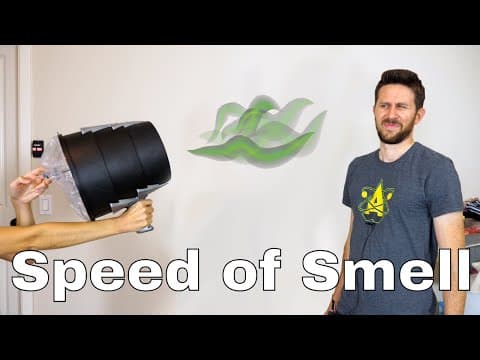 What is the Speed of Smell? Is It Possible to Actually Launch Smell With a Smell Cannon?