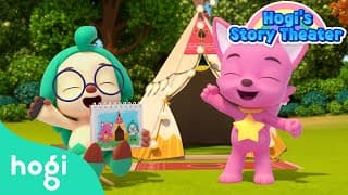 Let's Go Camping! | Hogi's Story Theater | Go away, rainy clouds! | Cartoon | Pinkfong Hogi