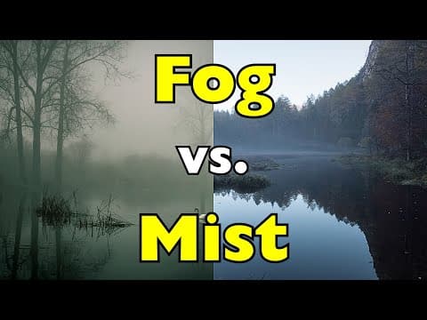 Fog or Mist? Most People Get This Wrong