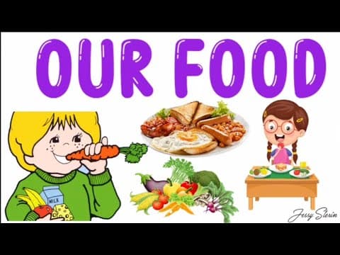 Food we eat - Good Eating Habits for Kids -Healthy Food