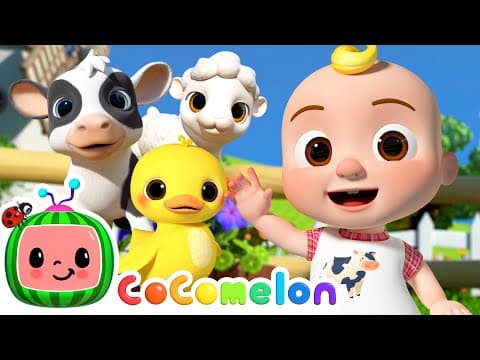 Old MacDonald Song with Cute Baby Farm Animals
