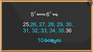వర్గసంఖ్యలు మరియు వాటి అమరికలు - 1|Part 1/3|Square Numbers &their patterns(Part 1)