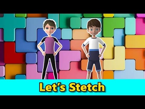 LET'S STRETCH! BEST KIDS WARM UP EXERCISES | Get Active At Home| Lose Belly Fat | Kids Exercise