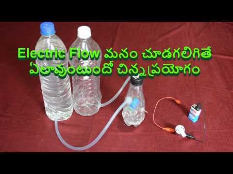 If we can see the electric flow, how it may looks