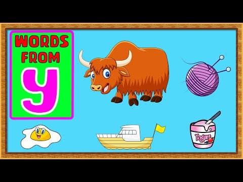 5 words from y - words from y - words from alphabets