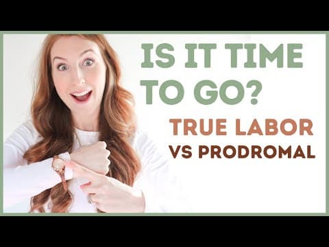 How to know if labor is real?! false vs true labor pains and when is it time to go to the hospital?