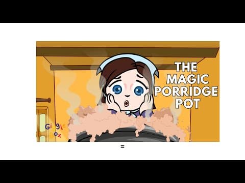 The Magic Porridge Pot | Fairy Tales | Gigglebox