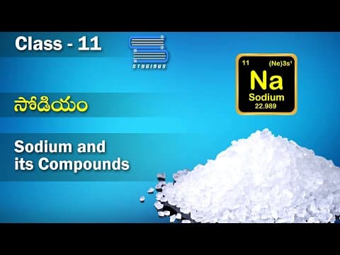 సోడియం - Sodium and its Compounds | Alkali Metals and Alkaline earth metals