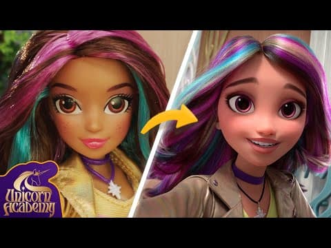 Unicorn Academy Doll Pretend Play (RECREATING SOPHIA’S VLOG) | Toys for Kids