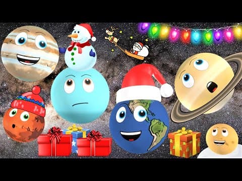 Christmas Planets for Kids | Planet Song