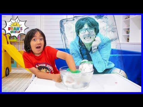 Frozen blubber ice water Easy DIY Experiments for kids!! - YouTube