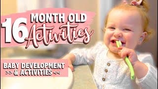 16 MONTH OLD BABY DEVELOPMENT | Baby Activities | How to Play with Your Baby