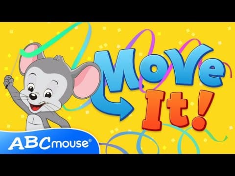 🎉 Let's Move with Streamers 🎈 | Brain Break & Movement for Kids | ABCmouse 🕺