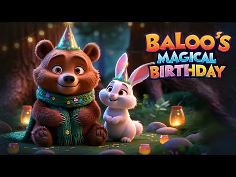 Bear’s Magical Birthday 🎂🧸 | English Moral Stories | Bedtime Stories | Story for Kids
