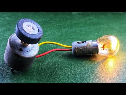 Science Electric Free Energy Charging Mobile 100% With DC Motor New Technology Idea