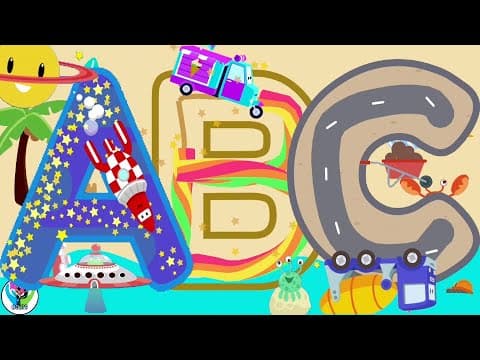 How Colorful Drawing Letters