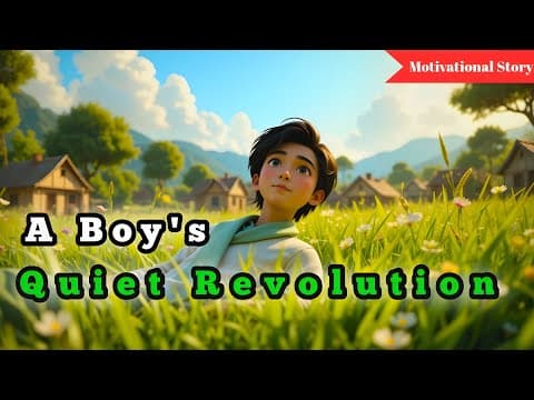 A Boy's Quiet Revolution | The promise of White and Green English motivational story