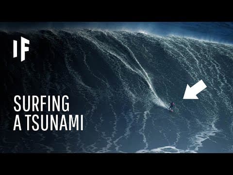 What If You Tried to Surf a Tsunami?