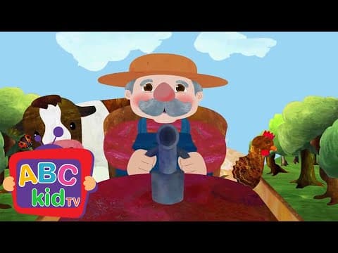 Old MacDonald Had a Farm 🐄🐓🐖 | Animal Sounds & Song | ABC Kid TV Nursery Rhymes & Kids Songs