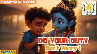 Do Your Best | Bhagavad Gita Story for Kids | Krishna and Arjuna | Calm Mythology for Children