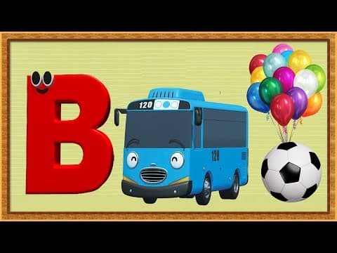 Kids learning - words from letter b - words start with letter b - kids vocabulary words