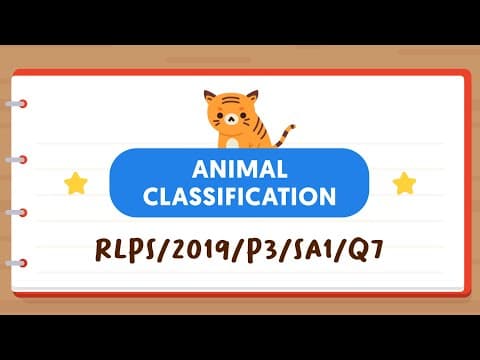 PSLE SCIENCE MADE SIMPLE EP87 | Animal Classification | Analysing Flowcharts