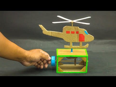 Science Toys | Cardboard Helicopter | School Science Projects