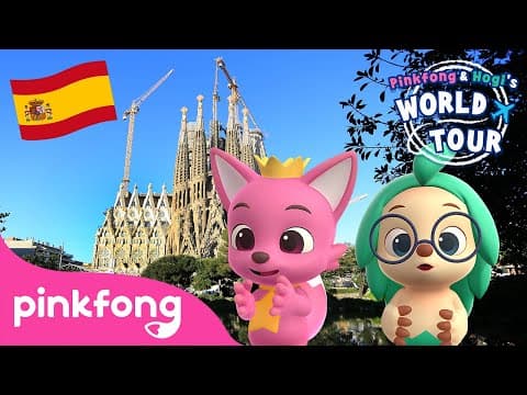 Pinkfong and Hogi visit Spain