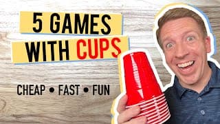 Five Quick Cup Games in three Minutes Youth Group Games