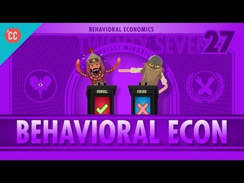 Behavioral Economics: Crash Course Economics