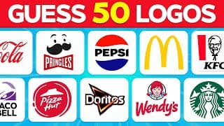 Guess The Logo in 5 Seconds | 50 Logos Quiz | Food & Drink Edition