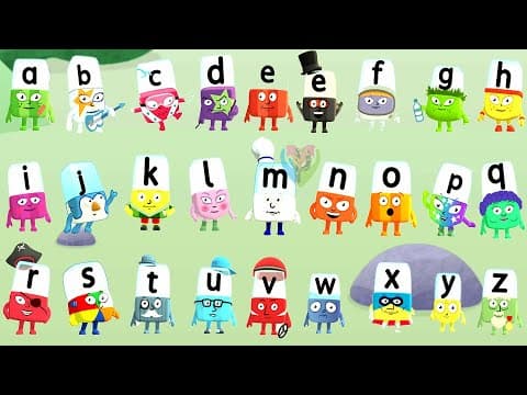 Let's Learn a to z with Alphablocks World - Fun Preschool