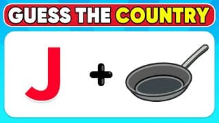 Can You Guess The Country By Emoji?  Guess And Learn 40 Flags Of Asia | Emoji Quiz