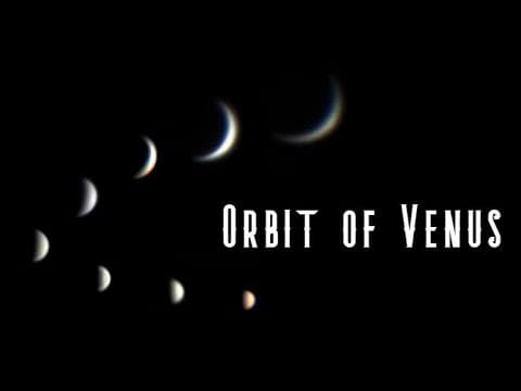 Orbit of Venus through my Telescope