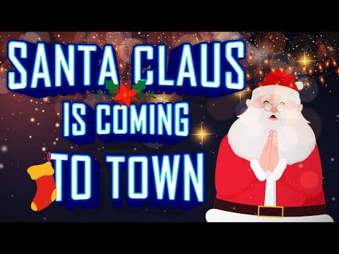 Santa Claus is coming to Town | Christmas Yoga Song | X'Mas Special by Yoga Guppy