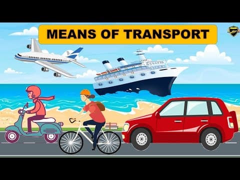 Means of Transport - Means of Transport for Kids