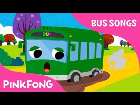 The Wheels on the Green Town Bus | Bus Songs