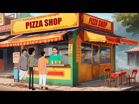 छोटी दुकान का मजेदार पिज़्ज़ा | Choti Dukaan Ka Majedaar Pizza hindi kahaniya moral stories