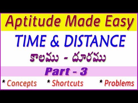 Time & Distance Part - 3 I Earlry/Late -Concepts-Shortcut Tricks Problems I 4 All Competitive Exams