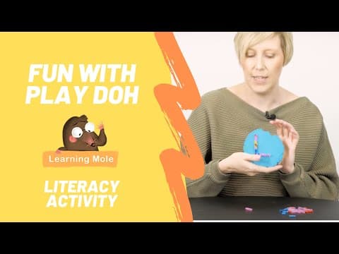 Play Doh Fun - Play Dough Literacy Activities - Play Dough Letters - Letter Formation