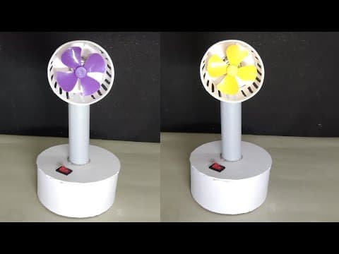 Power Full Air Flow Fan making Cardboard and PVC | DC fan making from cardboard and PVC