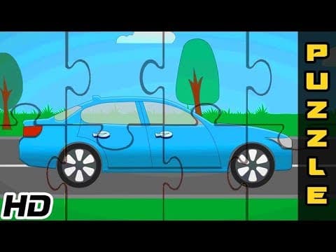 Car puzzles - car games for kids